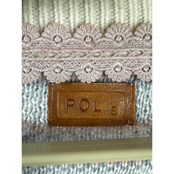 POL Women's Beautiful Muted Multicolor Cardigan Sweater‎ Open Front Size Small - Picture 3 of 5